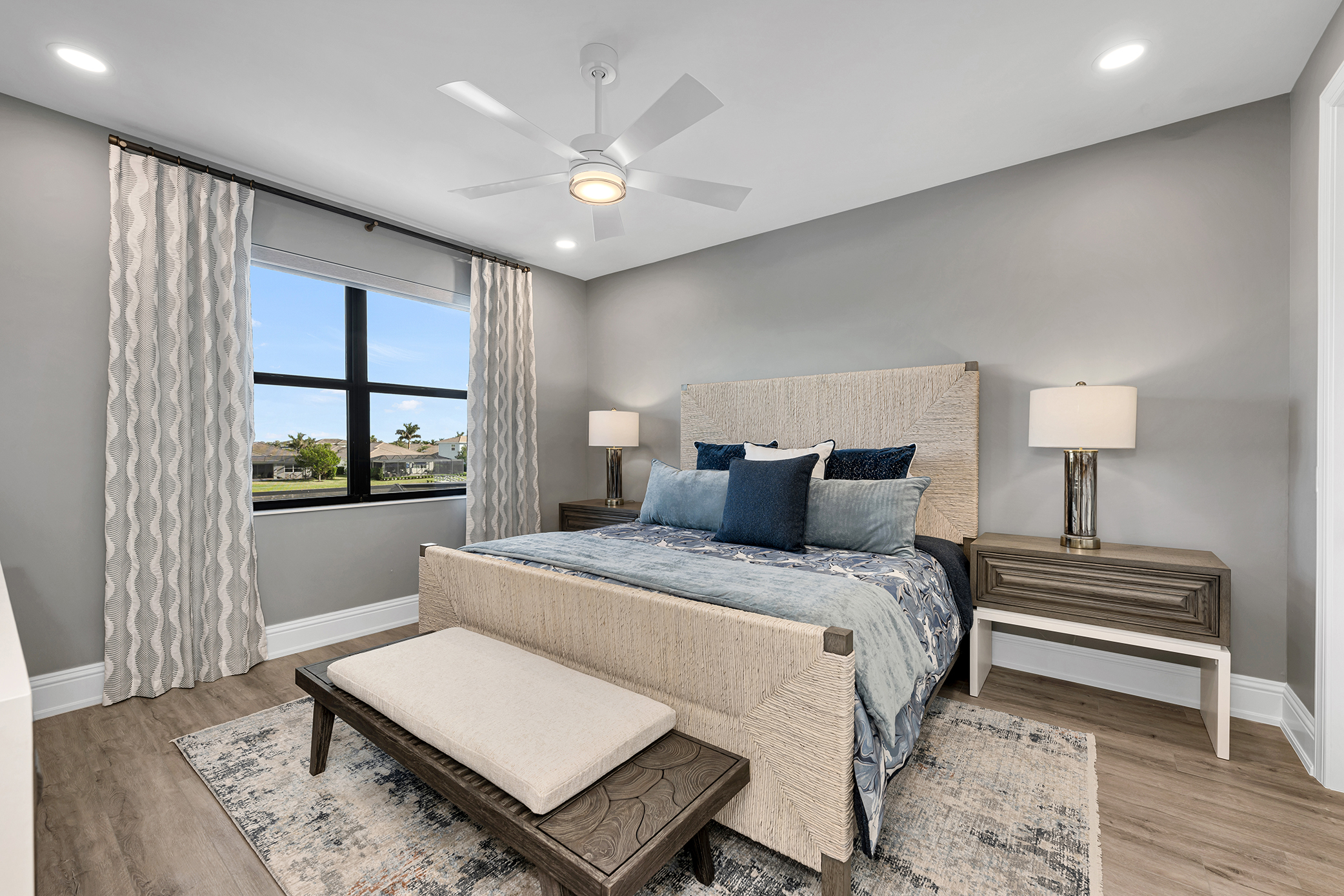 Thousand Islands and Cocoa Beach custom bedding options by Design 321.