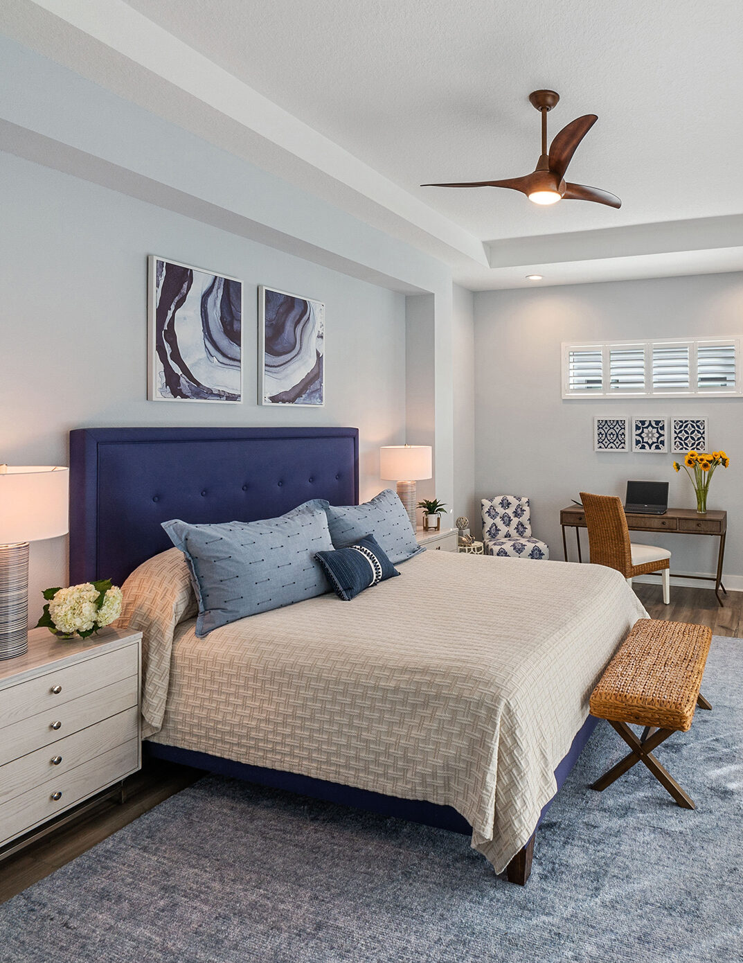 Cocoa Beach custom cushions and pillows by Design 321.