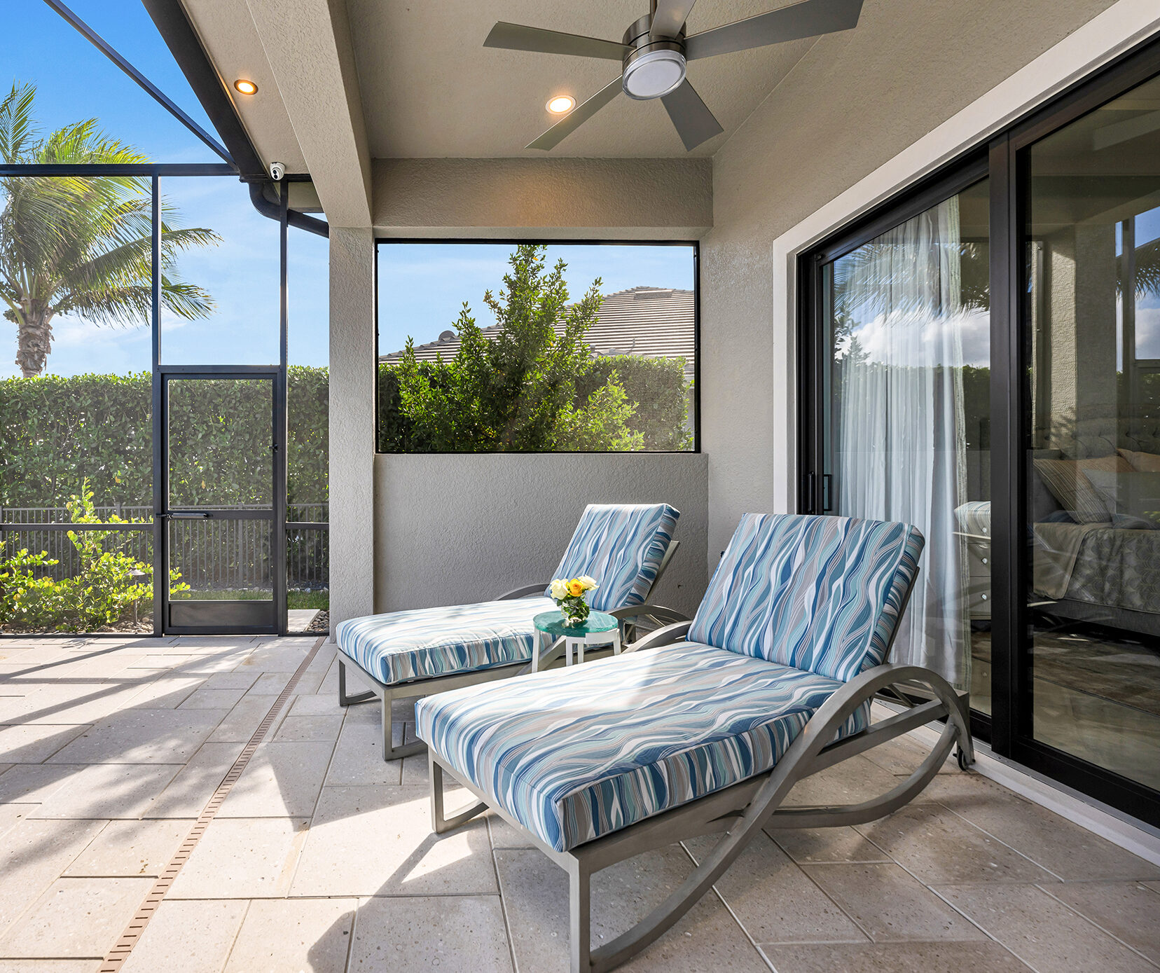 Outdoor design plan in Indian Harbour Beach.